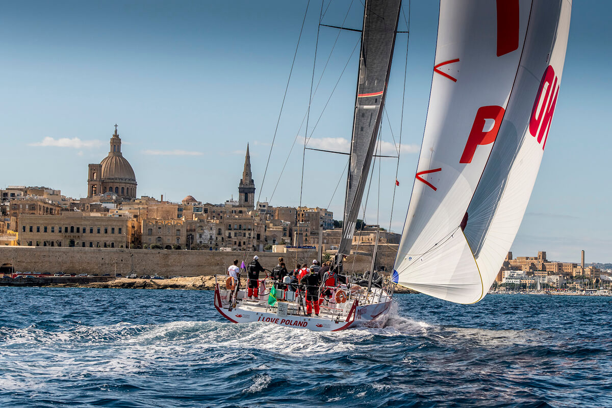 Taking on Monohull Line Honours, Rolex Middle Sea Race 2020